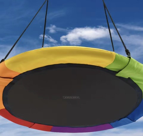 Leagăn pentru copii de grădină – cadru rezistent 110 cm, până la 150 kg