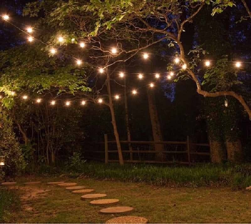 Ghirlanda luminoasa exterior lumina calda 5m, becuri incluse