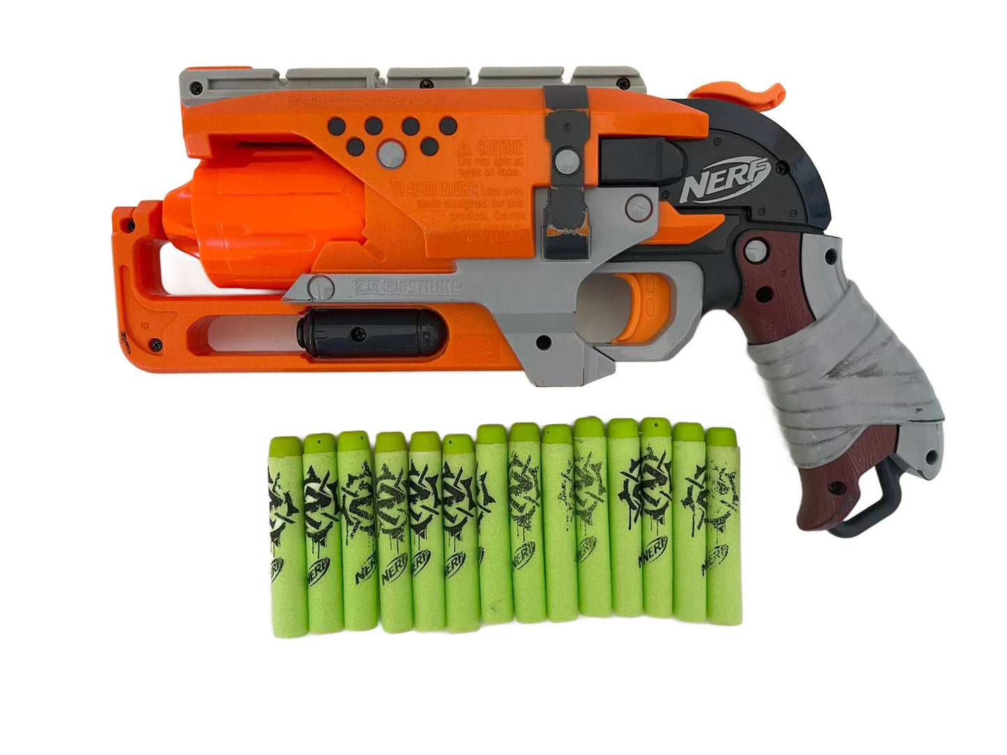 Pistol Nerf Zombie Strike Hammershot – Blaster cu 5 Gloante