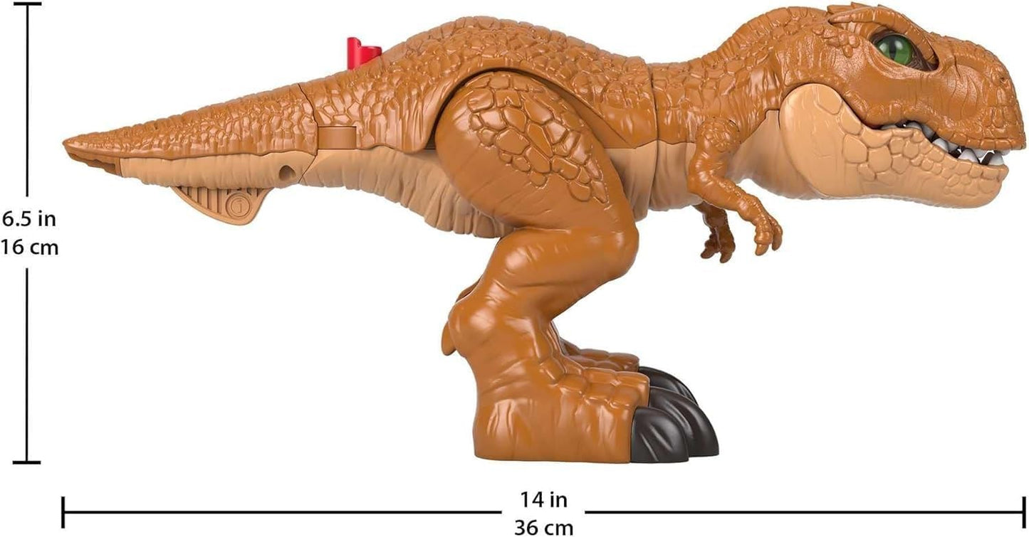 T-Rex Imaginext Jurassic World - Figurina Dinozaur Interactivă pentru Copii 3-8 Ani