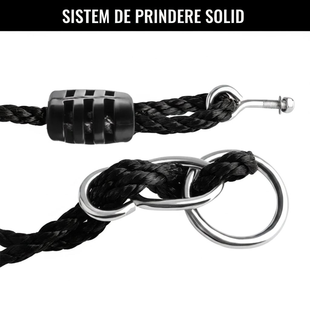 Leagăn Tip Cuib pentru Copii – 100 cm, Verde/Negru, până la 120 kg