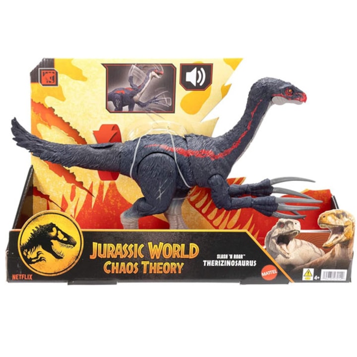 Figurină Interactivă Therizinosaurus Jurassic World – Jocuri de Rol & Colecție