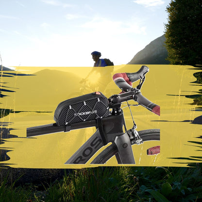 Geantă Bicicletă RockBros 1L – Poliester Waterproof, 98g, Negru