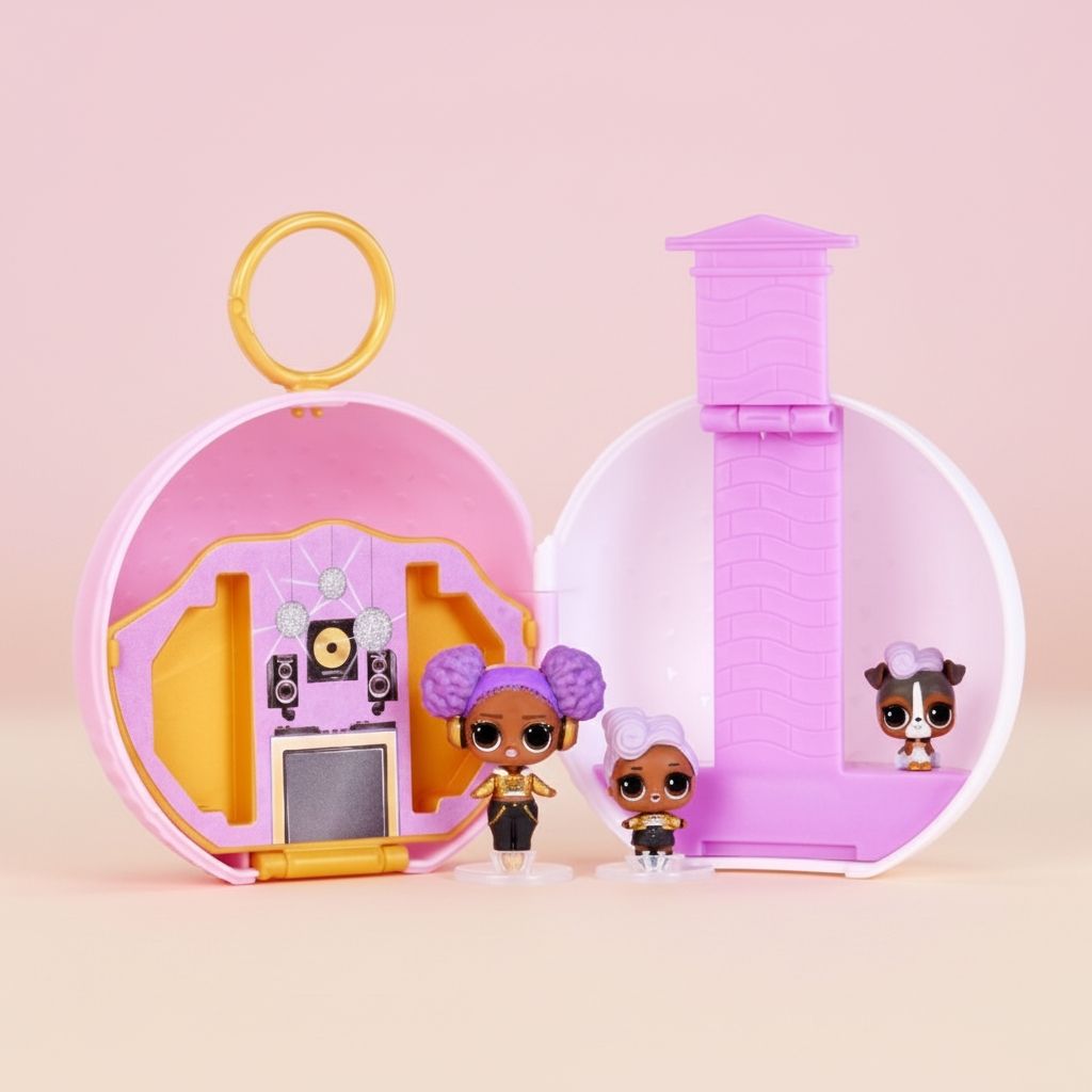L.O.L. Surprise! OMG – Colecția Mini Family, Păpușă de Modă + Lil Sis
