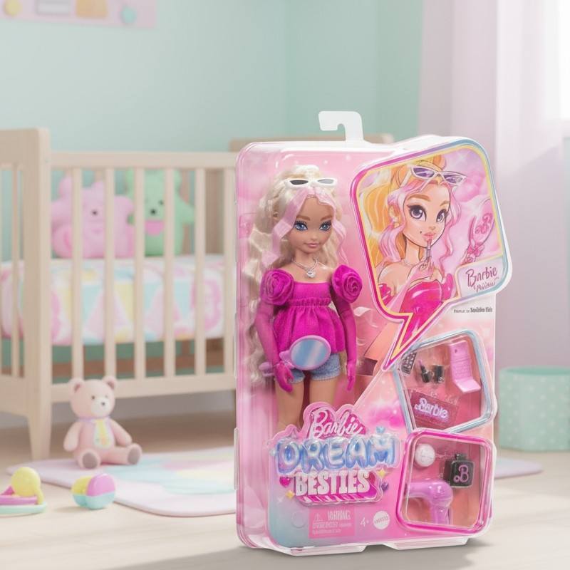 Păpușă Barbie Dream Besties Malibu – Prietenie și Distracție pe Plajă