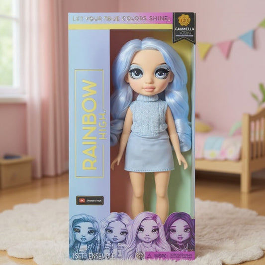 RAINBOW HIGH Doll, Gabriella Icely, Blue Hair, 28cm, 6+