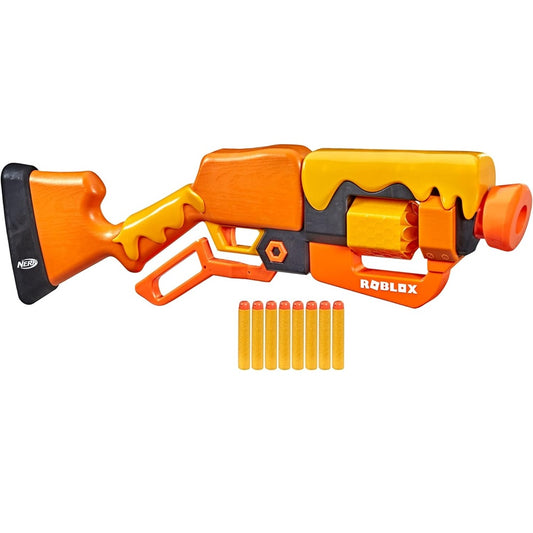Blaster Nerf Roblox - Adopt Me! cu 8 săgeți din spumă pentru jocuri interactive