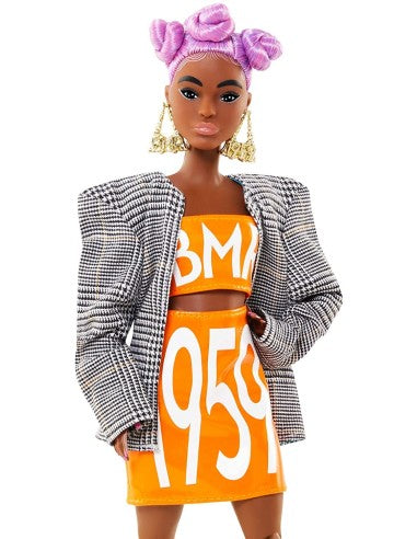 Păpușă Barbie BMR1959 – Pink Hair Latina, Street Fashion, Colecție Adulți