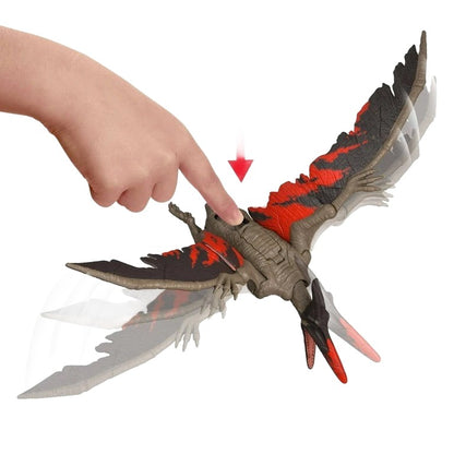 Figurină Pteranodon cu Sunet Jurassic World Chaos Theory – Mattel, 42cm Aripi