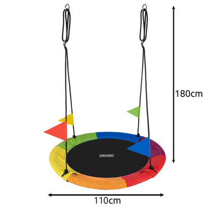 Leagăn pentru copii de grădină – cadru rezistent 110 cm, până la 150 kg