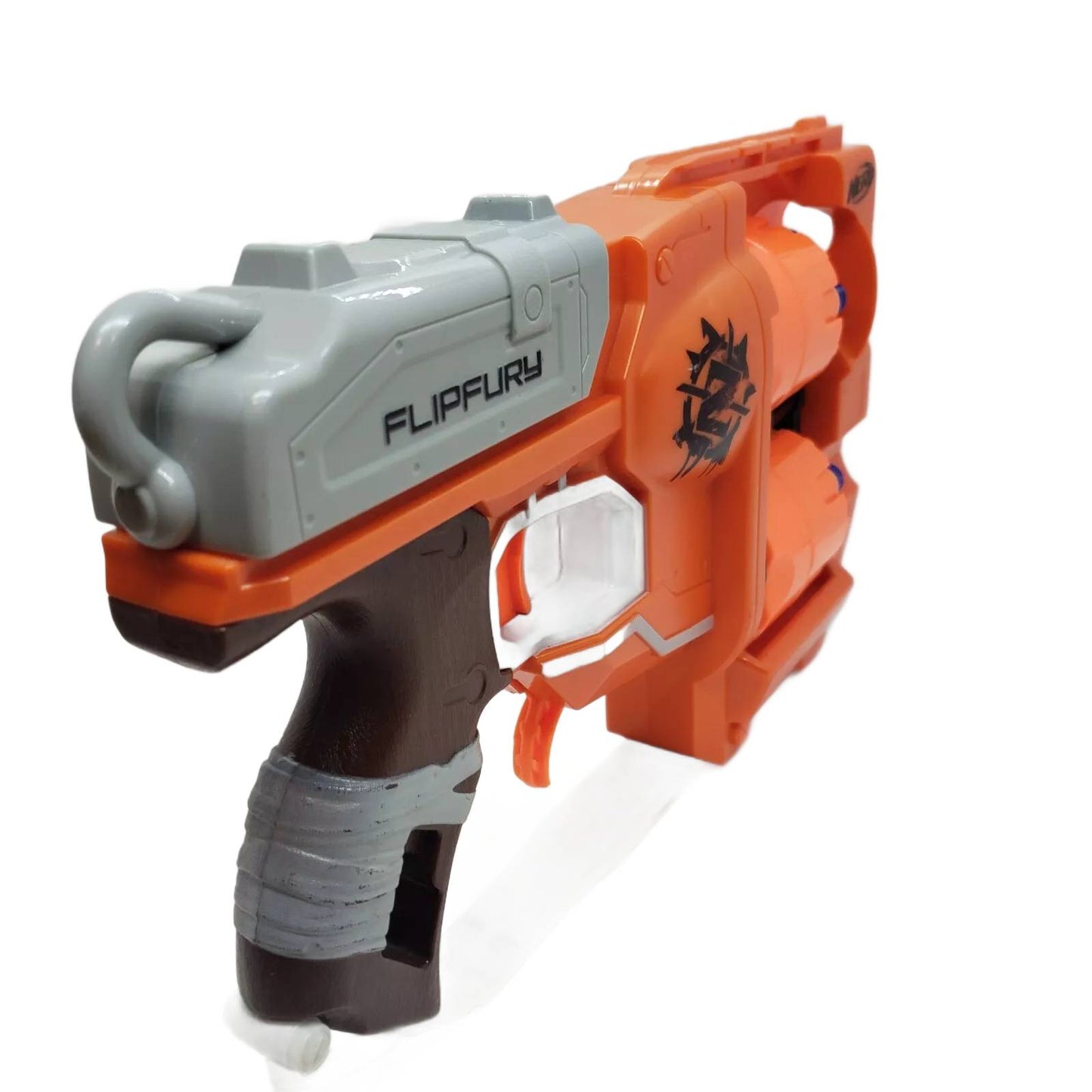 Blaster Nerf Zombie Strike Flipfury – Dublu Butoias, 12 Gloante