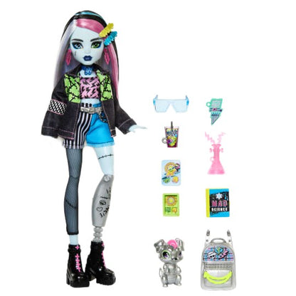 Păpușă Monster High Frankie Stein — Ediție Oficială, 27 cm, Jucărie de Colectie