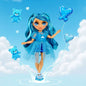 Păpușă Rainbow High Crystal Skyler Bradshaw – cu Accesorii Creative