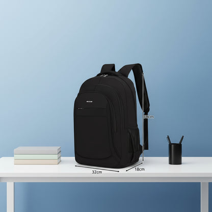 Rucsac de Călătorie Business 38L, ideal pentru Zboruri, Compatibil Laptop si Tableta, negru, dimensiuni 50 x 18 x 32 cm