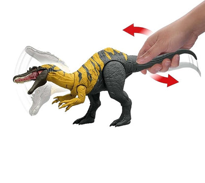 Jucarie Mattel Jurassic World - Figurina Dinozaur cu Sunet și Acțiune de Atac, Ceratosuchops Preistoric Interactiv, 32 cm