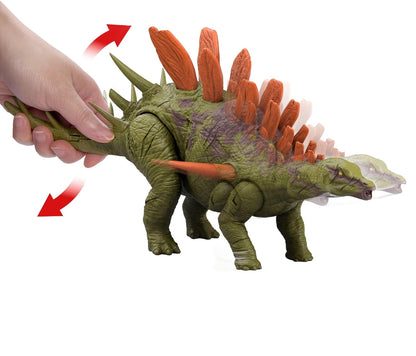 Jucărie Dinozaur Mattel Jurassic World cu Sunet de Răcnet și Acțiuni de Atac, Figurina pentru Joacă, 27 cm