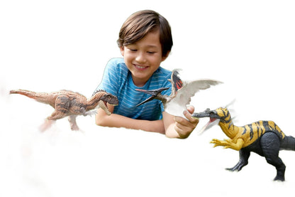 Jucărie Dinozaur Mattel Jurassic World cu Sunet de Răcnet și Acțiuni de Atac, Figurina pentru Joacă, 27 cm