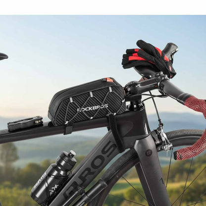 Geantă Bicicletă RockBros 1L – Poliester Waterproof, 98g, Negru