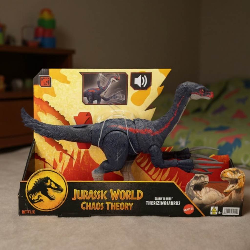 Figurină Interactivă Therizinosaurus Jurassic World – Jocuri de Rol & Colecție
