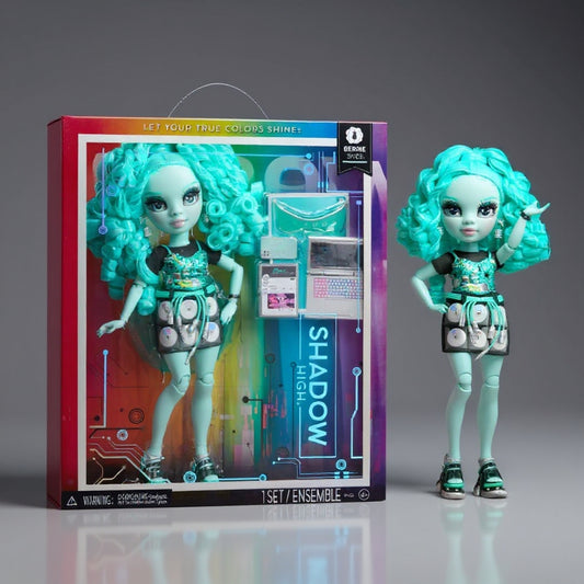 Rainbow High Fashion Doll - Berrie Skies, 28 cm, Light Blue, 4 years+