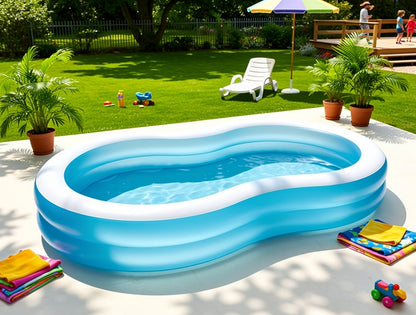 Piscina Gonflabila BestWay Lagoon 262x157x46 cm – 544L, Familie