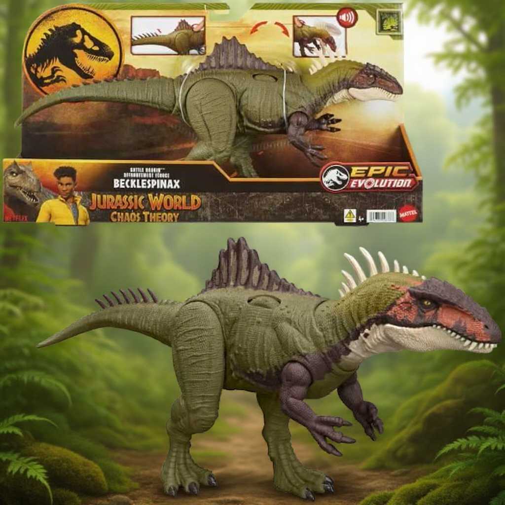 Figurină Dinozaur Becklespinax Jurassic World 43cm – Mattel