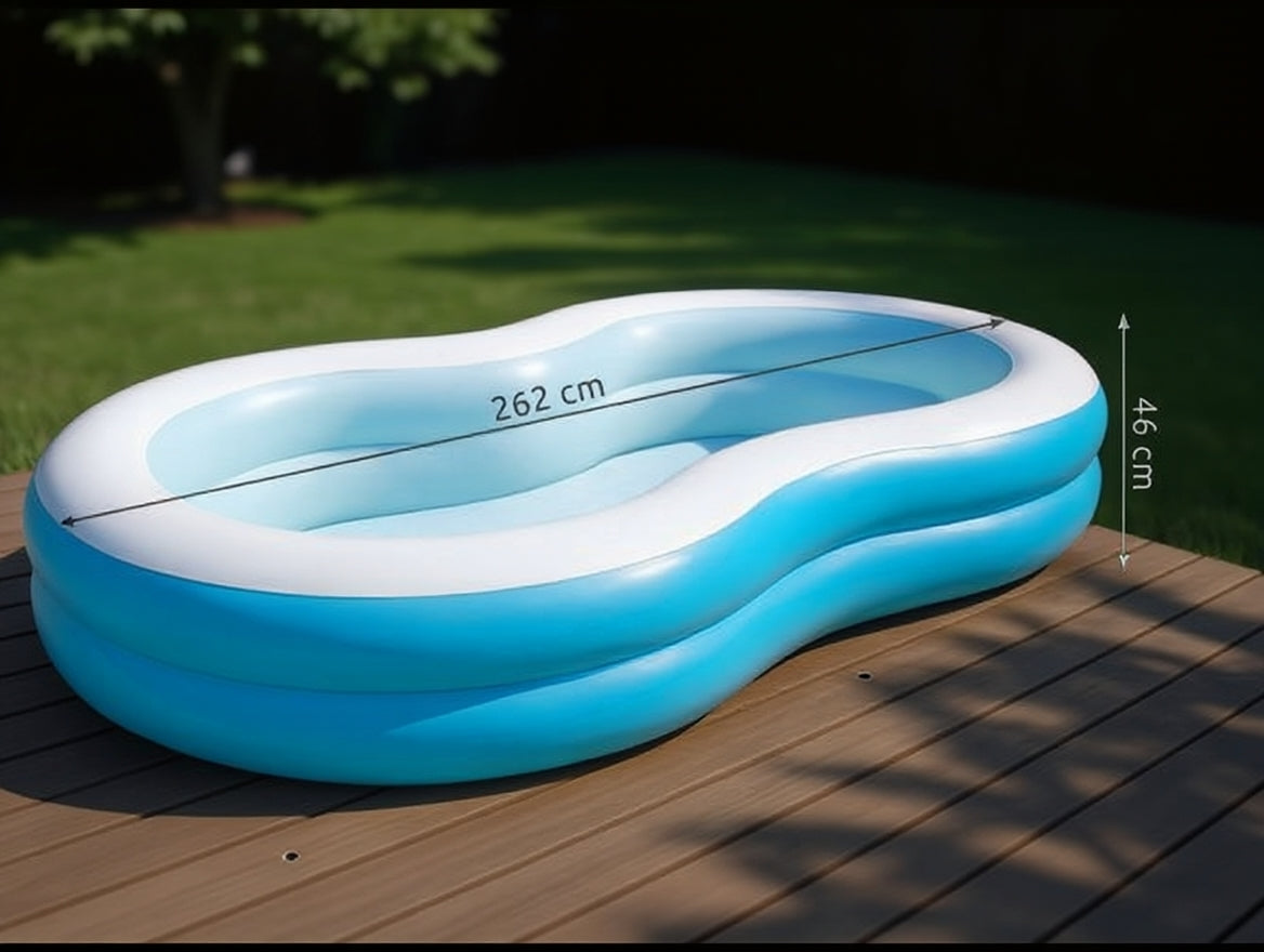 Piscina Gonflabila BestWay Lagoon 262x157x46 cm – 544L, Familie