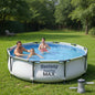 Bestway Pro Max Round Metal Frame Pool – 305 cm, 76 cm Deep, with Pump