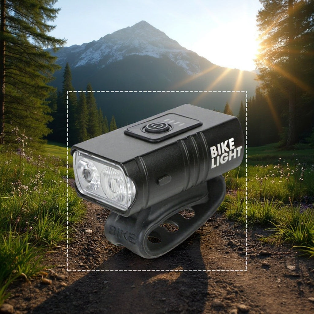 Far LED Bicicletă 800 Lumeni – 6 Moduri, IP44, Baterie Reîncărcabilă