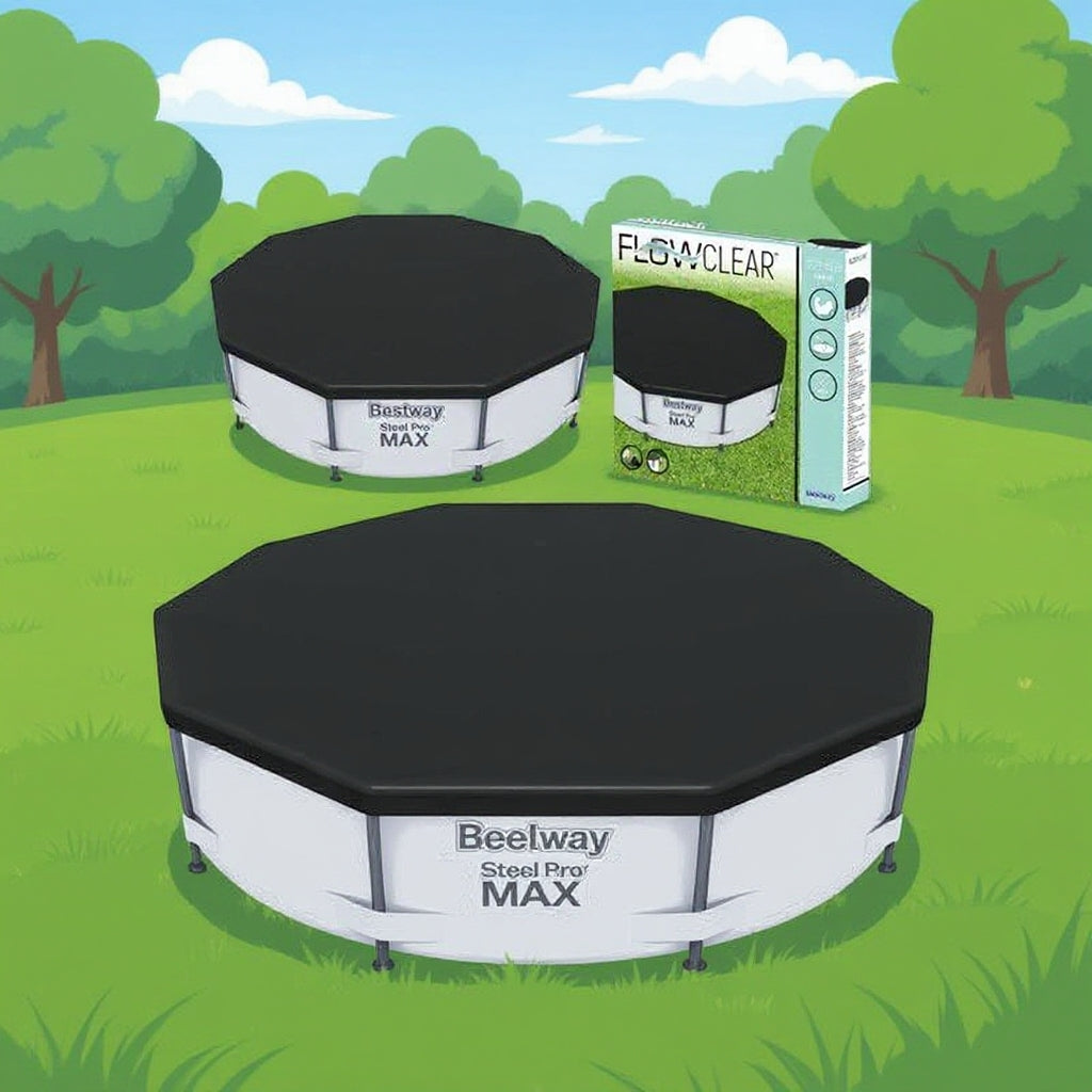 Prelată de Protecție Bestway pentru Piscină Rotundă, Ø 305 cm, Material Rezistent