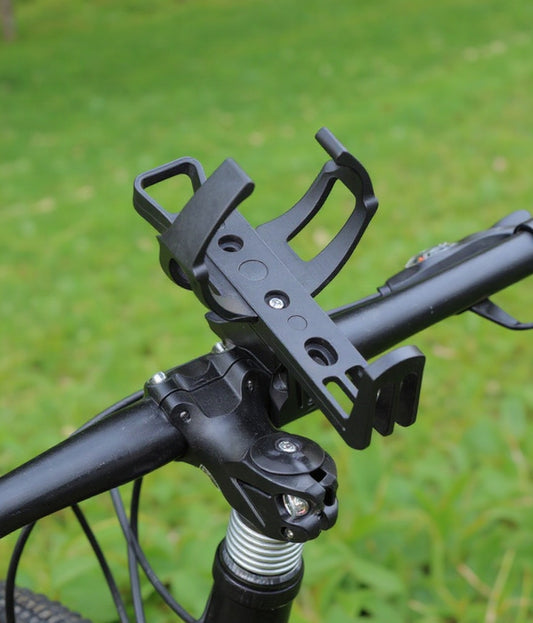 Bicycle water bottle holder, plastic, universal mount