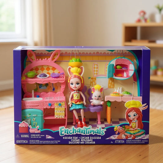 Enchantimals Dolls Kitchen Fun.