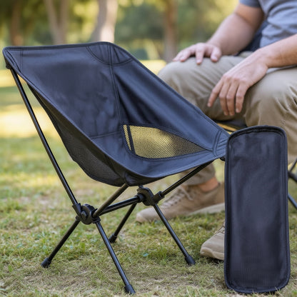 Scaun Pliant Camping – Ușor, Rezistent, cu Husă | Plajă, Pescuit, Picnic
