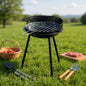 Grătar Grădină Rotund Landmann – 32cm, Oțel Cromat, Camping & Grădină