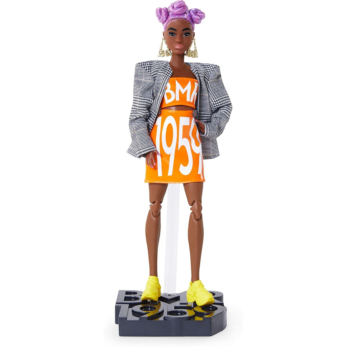 Păpușă Barbie BMR1959 – Pink Hair Latina, Street Fashion, Colecție Adulți