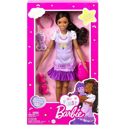 My First Barbie – Girl with Black Hair and Poodle, 34 cm