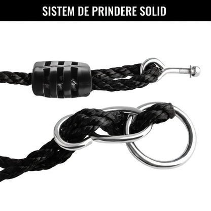 Leagăn Tip Cuib pentru Copii – 100 cm, Verde/Negru, până la 120 kg