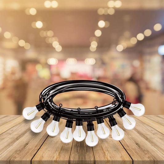 Ghirlanda luminoasa exterior lumina calda 5m, becuri incluse