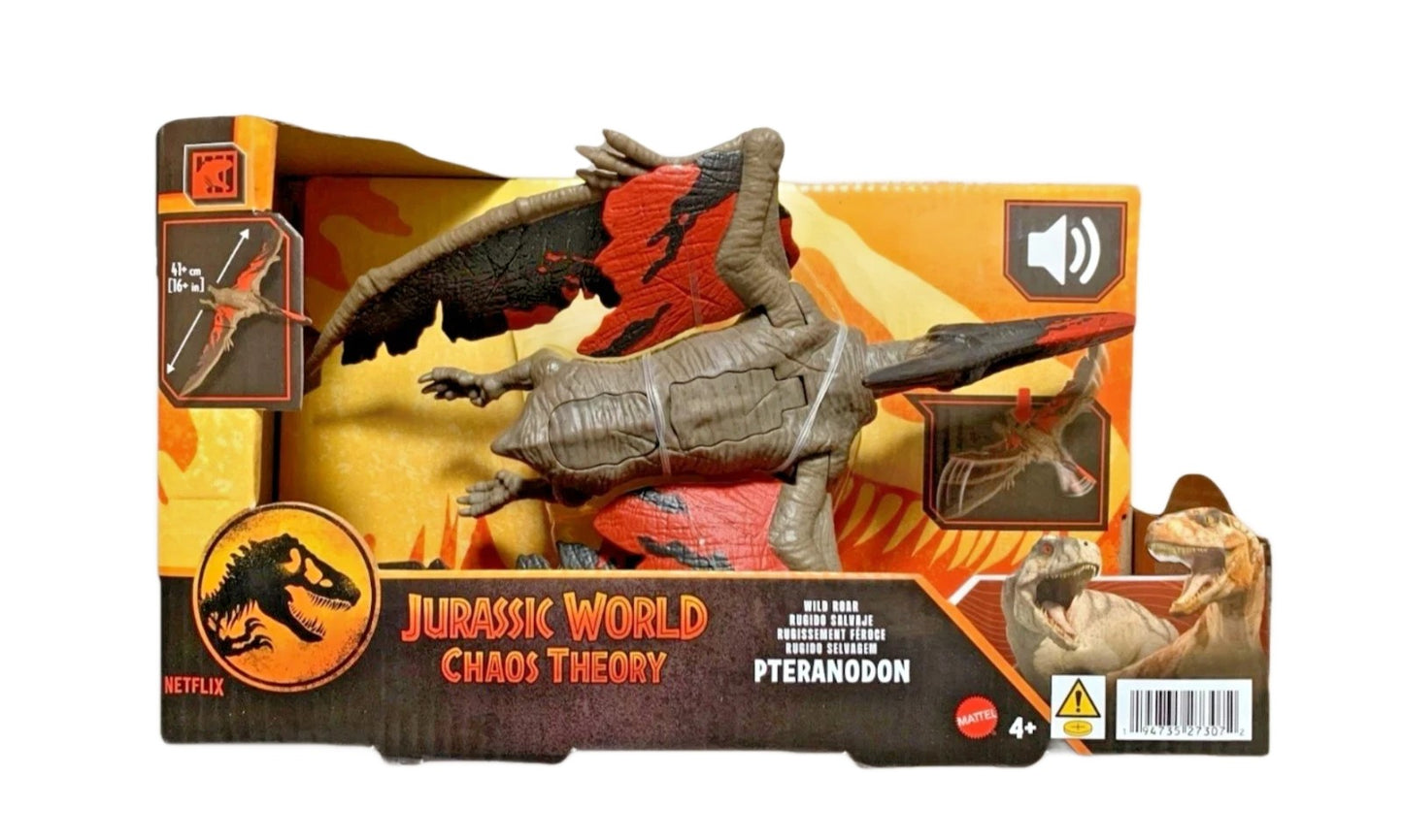 Figurină Pteranodon cu Sunet Jurassic World Chaos Theory – Mattel, 42cm Aripi