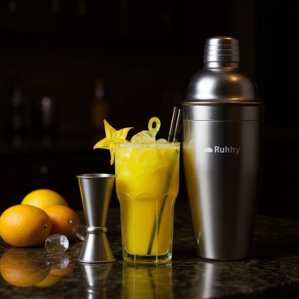 Set Bartender Profesional 6 piese - Tot ce ai nevoie pentru a prepara cocktailuri delicioase acasă