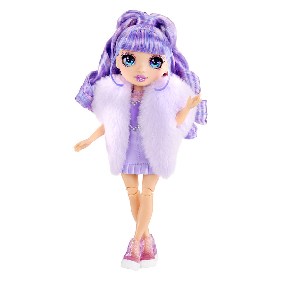 Rainbow High Crystal Fashion Doll Violet Willow – 28 cm, Sparkling Accessories