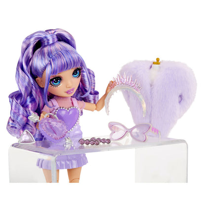 Rainbow High Crystal Fashion Doll Violet Willow – 28 cm, Sparkling Accessories