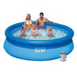 Piscina gonflabila cu pompa cu filtru inclusa Easy set Intex, diametru 305 cm, inaltime 76 cm,  PVC, albastru