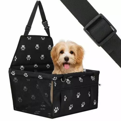 Geanta transport auto animale, Impermeabil, Negru 40x30x40