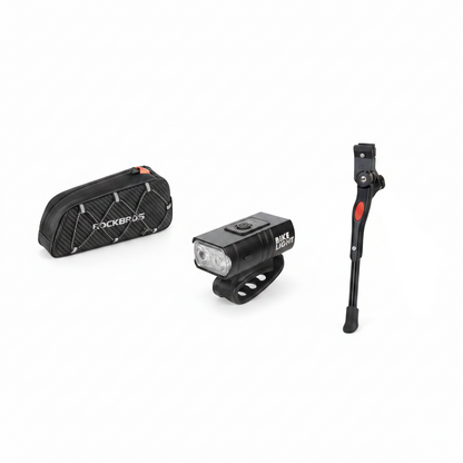 Pachet bicicleta flat lay
