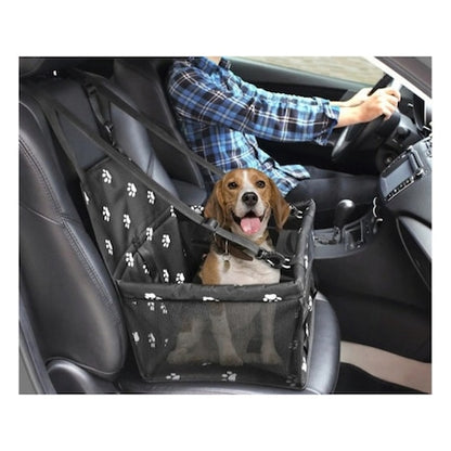 Geanta transport auto animale, Impermeabil, Negru 40x30x40