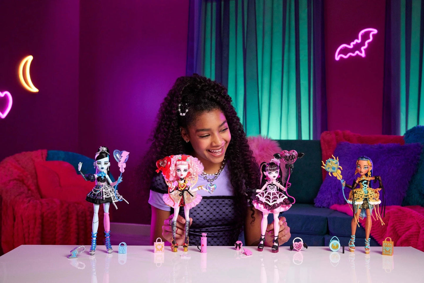 Păpușa Monster High Frankie Stein – Scary Sweet, 27 cm, Colecție Oficială