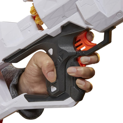 Blaster Nerf Ultra Aurit Motorizat – 36m, 12 Dartsuri, Ediție Specială
